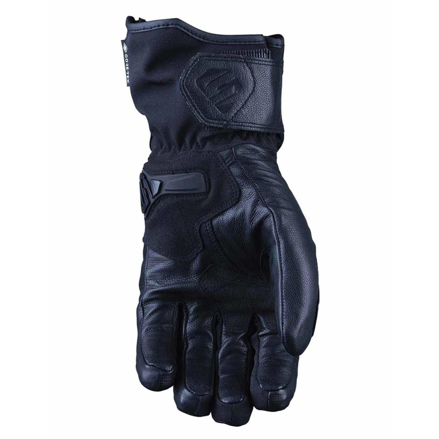 WFX Motorbike Motorcycle Gloves Black Mens Biker Leather Textile Summer Knuckle 