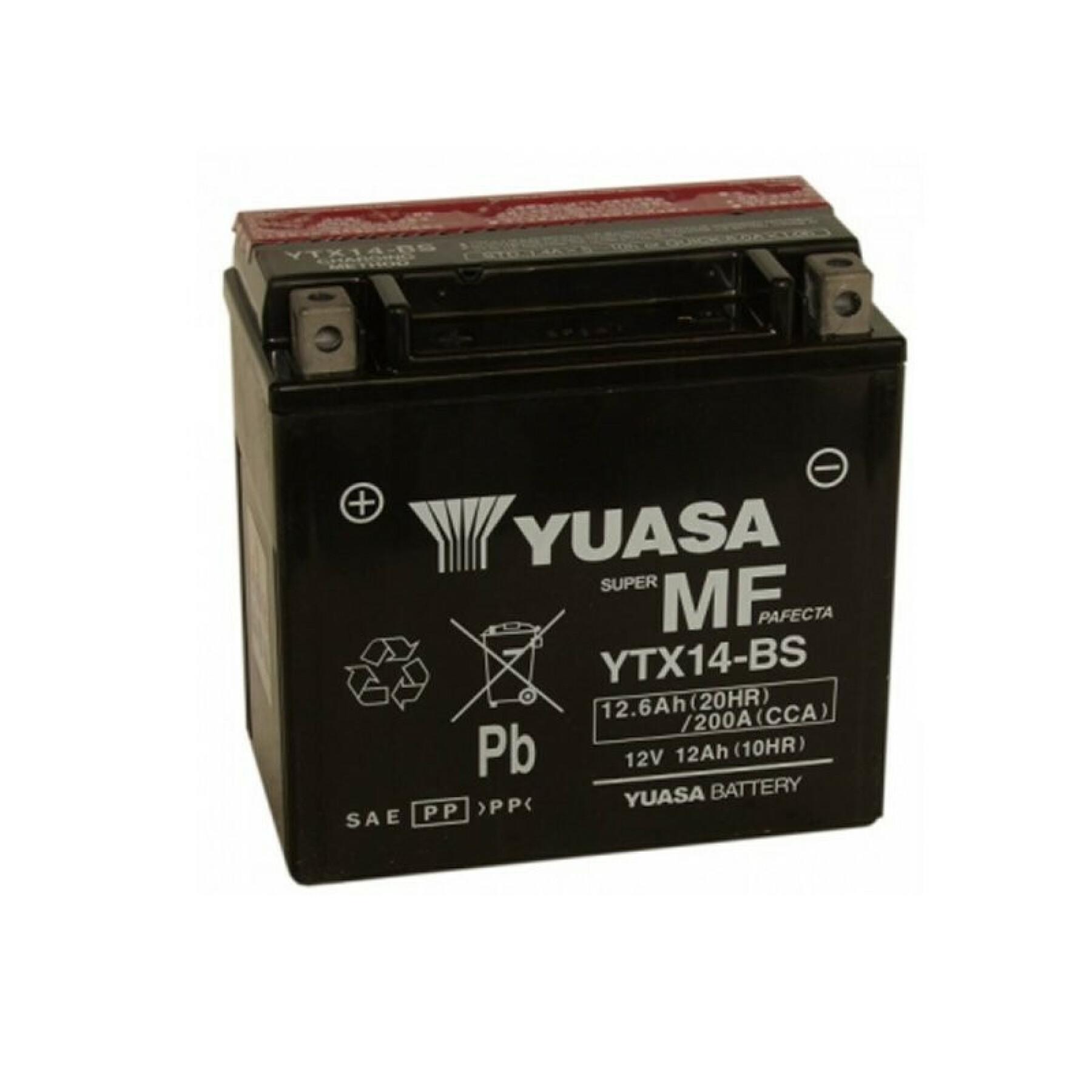 Motorcycle battery Yuasa YTX14-BS