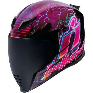 Full face motorcycle helmet Icon aflt synthwave pr