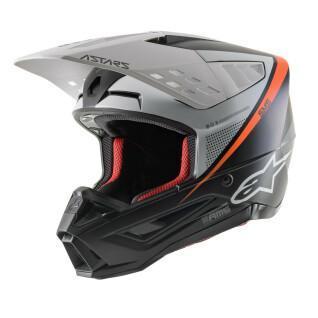 Motorcycle helmet Alpinestars SM5 rayon b/w/o