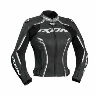 Leather jacket motorcycle woman Ixon vortex