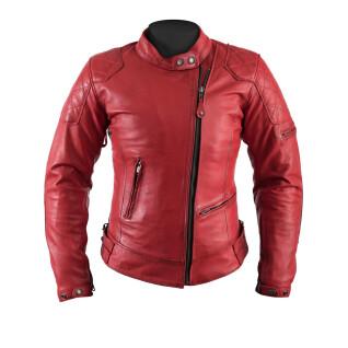 Women's cowhide motorcycle leather jacket Helstons ks 70