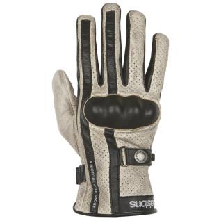 Summer leather motorcycle gloves Helstons eagle