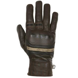 Summer leather motorcycle gloves Helstons mora