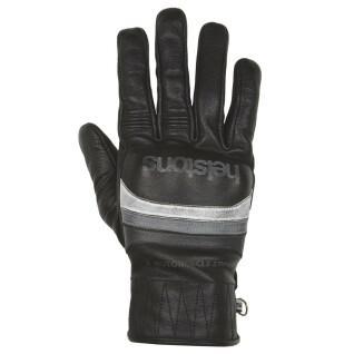 Summer leather motorcycle gloves Helstons mora