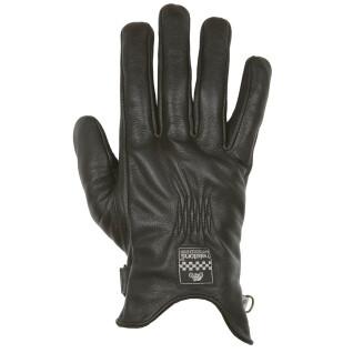 Women's winter leather motorcycle gloves Helstons fidji