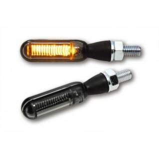Pair of motorcycle led turn signals Brazoline Super S