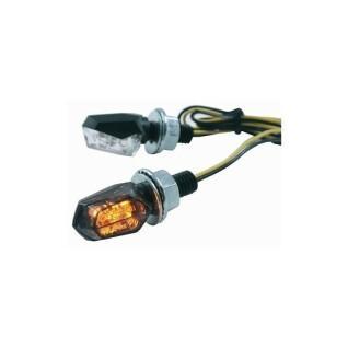 Pair of motorcycle led turn signals Brazoline Tiny