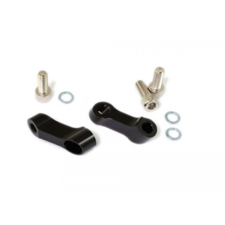 Alum. offsets for right hand threaded mirrors Brazoline