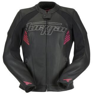 Leather jacket motorcycle woman Furygan Alba