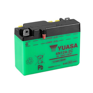 Motorcycle battery Yuasa 6N12A-2C/B54-6