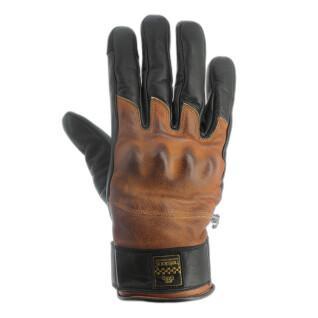 Winter leather motorcycle gloves Helstons Glory