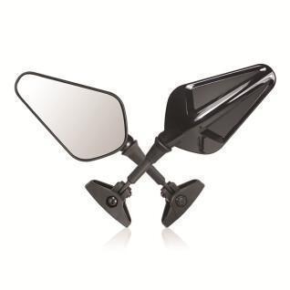 Pair of approved motorcycle mirrors Chaft blondy fairing
