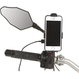 Motorcycle smartphone holder with charger Chaft