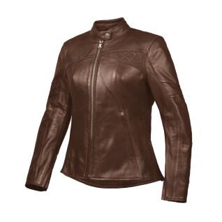 Leather jacket motorcycle woman Ixon Cranky Air