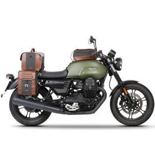 Side bag holder motoshad sr series coffee racer moto guzzi v7 821 (17 to 20)