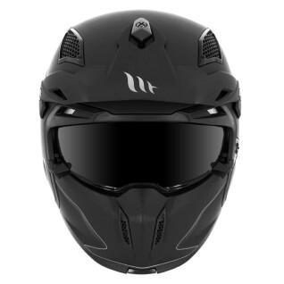 Full face helmet with removable chin strap MT Helmets Trial Streetfighter SV