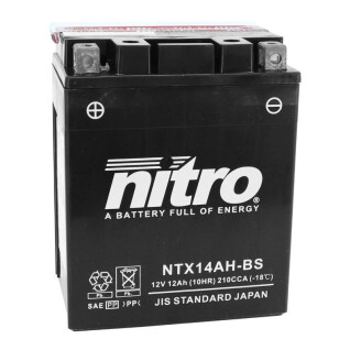 Battery Nitro Ntx14Ah -bs Mf 12v 12 Ah