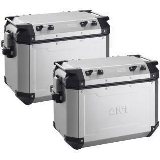 Pair of motorcycle side cases Givi outback new 48l