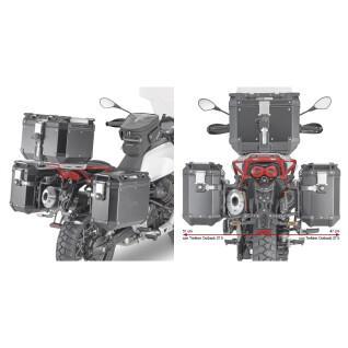 Fast motorcycle side case support Givi Pl One Fit Givi Monokey Cam-Side Moto Guzzi V85 Tt (19 À 21)