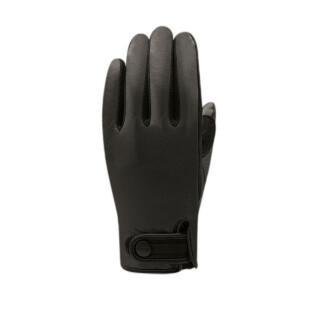 Summer leather motorcycle gloves woman Racer