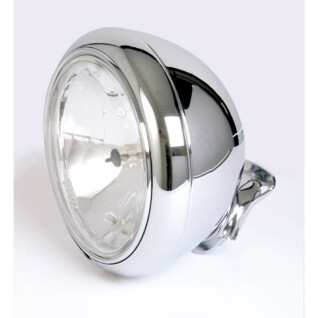 Motorcycle headlight, clear glass, bottom-mounted Shinyo HD-Style