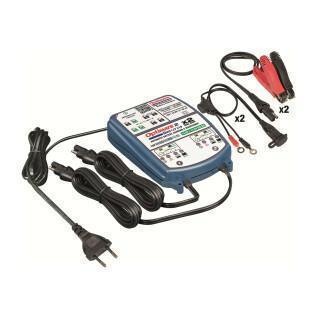 Motorcycle battery charger Tecmate Optimate 2 duo 2-banks