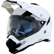 Modular motorcycle helmet AFX fx-41ds adventure white