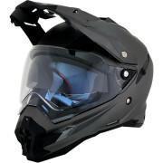 Modular motorcycle helmet AFX fx-41ds adventure frost gray