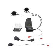 Clamp, microphone and earpiece kit for motorcycle helmet for 10s Sena
