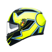 Full face motorcycle helmet AGV K3 Rossi WT Phillip Island 2005