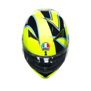 Full face motorcycle helmet AGV K3 Rossi WT Phillip Island 2005