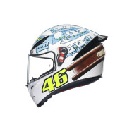 Full face motorcycle helmet AGV K1 S Rossi Winter Test 2017