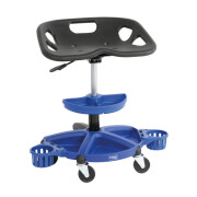 Workshop chair-stool with tool tray and container holder Cyclus Creeper 2.0 Cyclus