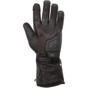Leather heated motorcycle gloves Helstons Bora Heating