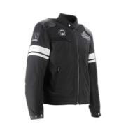 Leather motorcycle fabric jacket Helstons Revolte Air