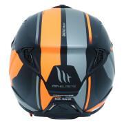 Dark convertible single shield trail helmet with removable chin strap MT Helmets MT STREetFIGHTER SV SKULL
