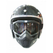 The mad mask with screen Le Motard Bleu