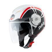Motorcycle helmet jet Pull-in Open Face