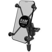 Complete pack of smartphone holder short arm fixing fork stem RAM Mounts X-Grip®