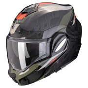 Modular motorcycle helmet Scorpion Exo-tech Evo Carbon Rover
