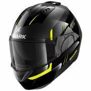 Modular motorcycle helmet Shark Evo Es Kryd Anthracite Black Yellow