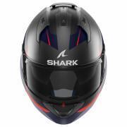 Modular motorcycle helmet Shark Evo Es Kryd Mat Anthracite Blue Red