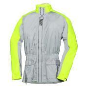 Motorcycle rain jacket IXS silver reflex-st